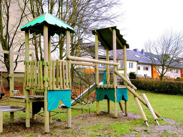 Großes Spielegerüst für GCP-Wohnhaus in Gelsenkirchen